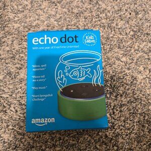New Amazon Echo Dot Kids Edition Smart Speaker Green